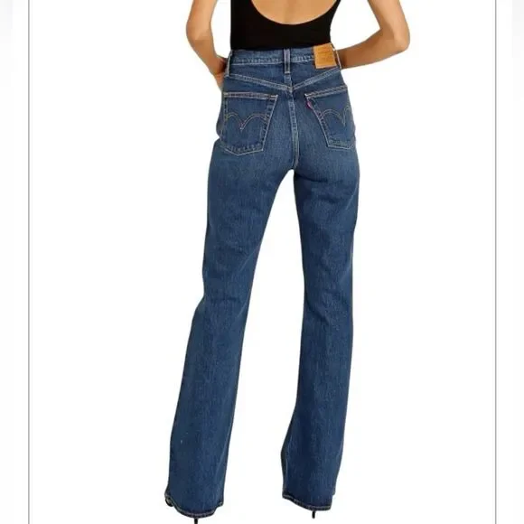 Levi’s Ribcage Boot Jeans 24 New - Picture 3 of 7